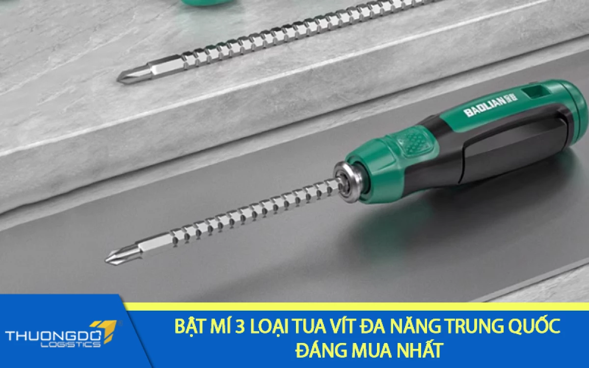 Bộ tua vít đa năng hỗ trợ vận chuyển hàng hóa