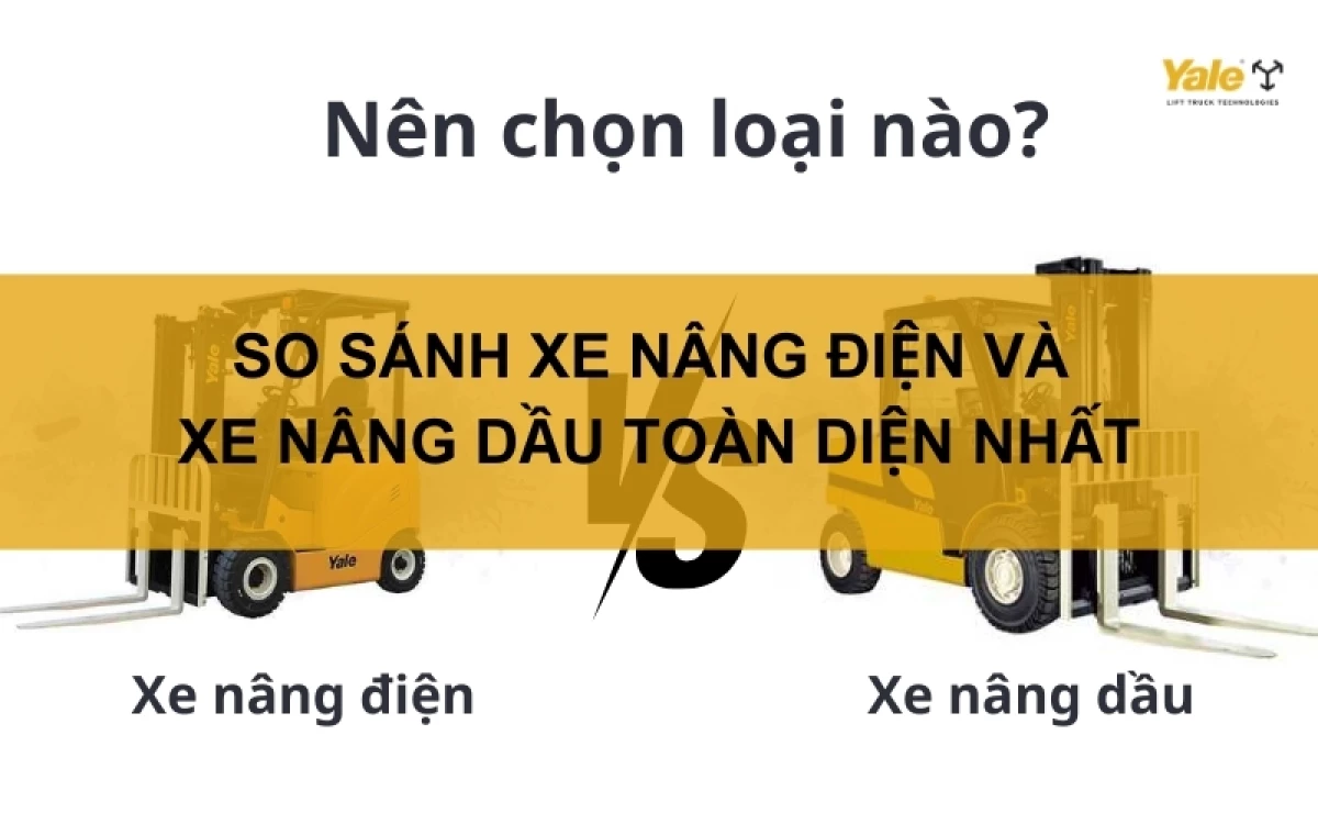 So sánh các loại xe nâng