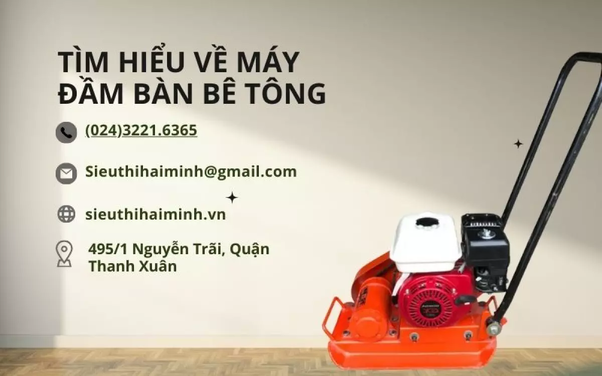 Các loại máy đầm bê tông