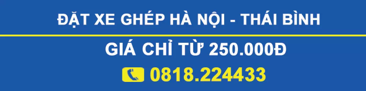 Bảng giá xe ghép Thái Bình Hà Nội