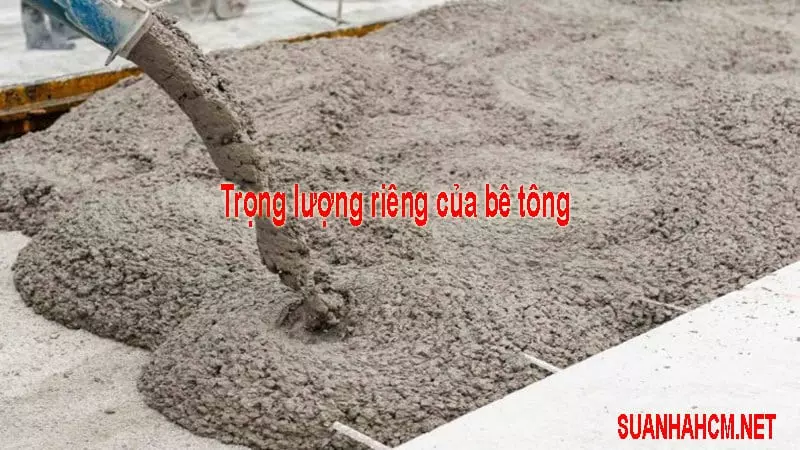 Trọng lượng riêng của bê tông