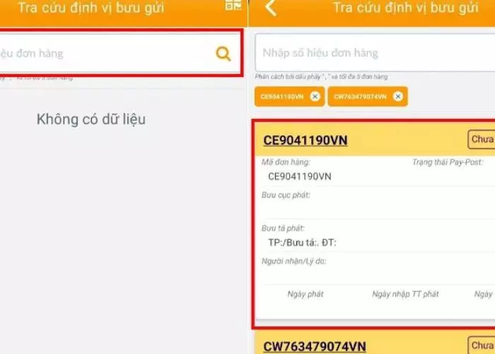 Tra cứu mã vận đơn qua tin nhắn SMS