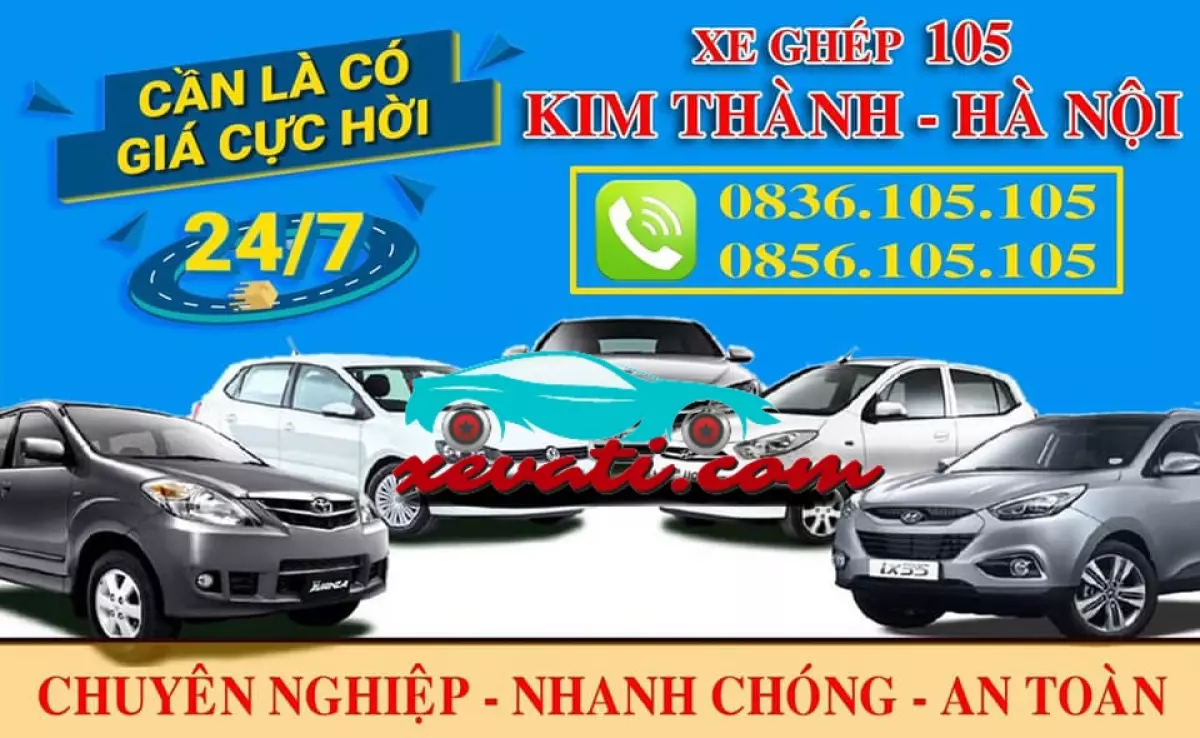 Xe ghép 105 Kim Thành Hải Dương Hà Nội