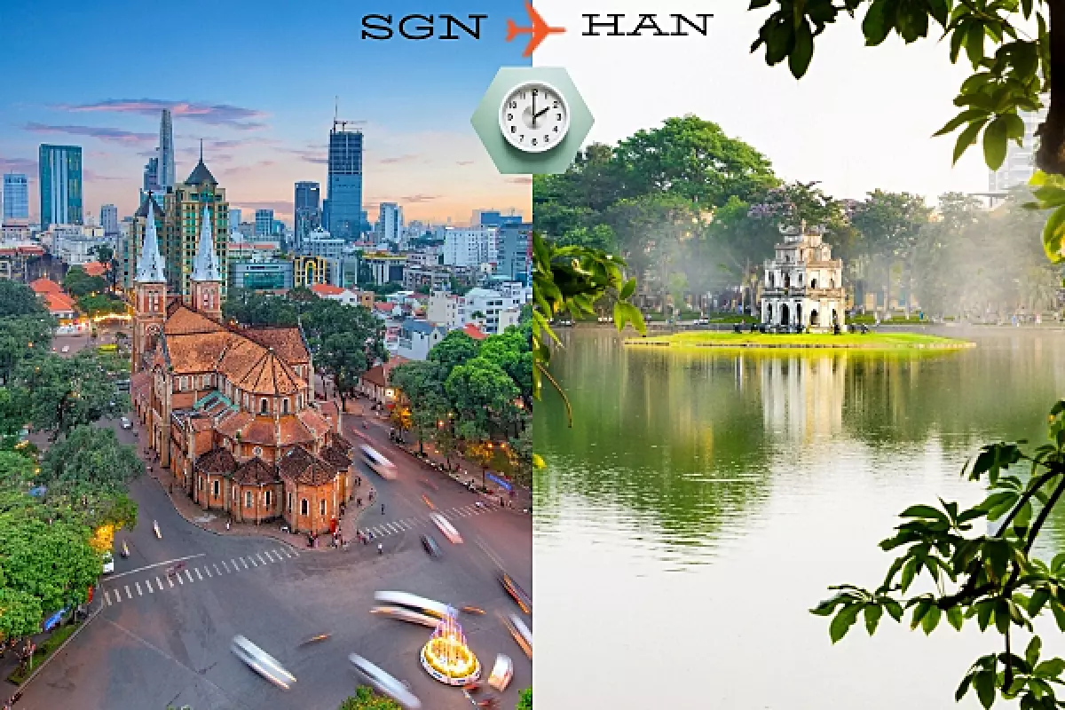 Dịch vụ vận chuyển hàng không Hà Nội - Sài Gòn